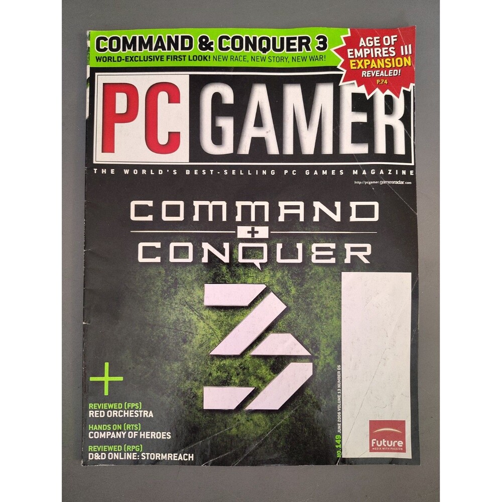 PC Gamer Magazine #149 June 2006: Command & Conquer 3